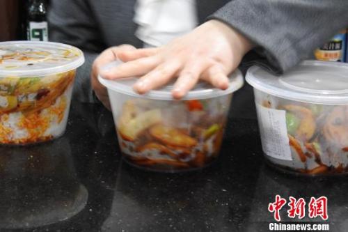 包裝外賣。受訪者供圖