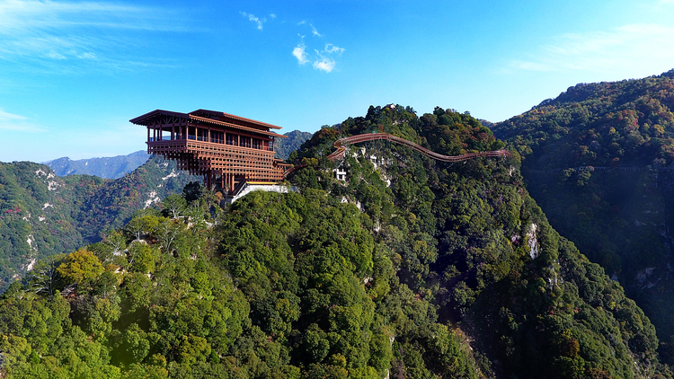 【云游渭南】待到春暖花開之時(shí)，我們相約草長鶯飛的少華山！_fororder_龍首閣 (2)