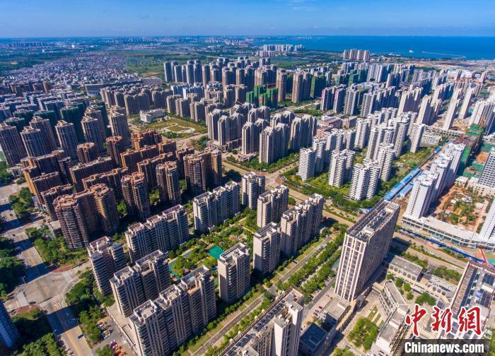 資料圖：航拍某房地產(chǎn)項目。 駱云飛 攝