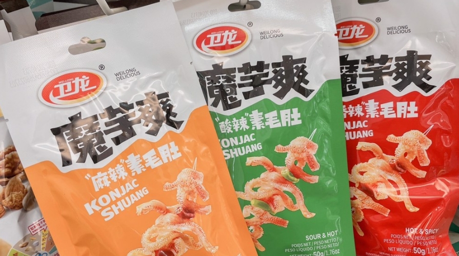 圖為魔芋爽。圖片來源：臺灣《聯(lián)合報》楊雅婷攝。